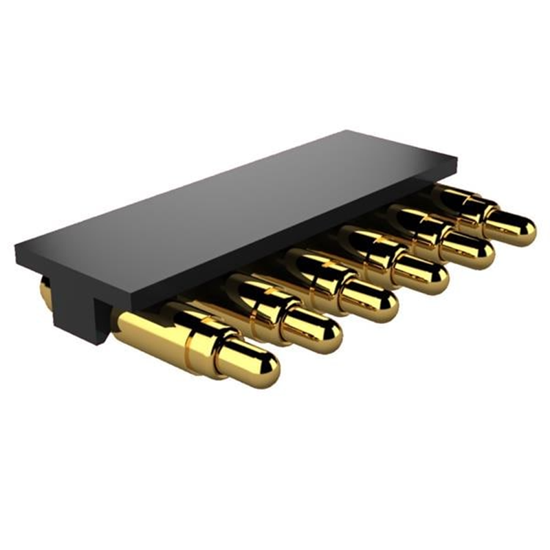 Preci-dip - CONN SPRING PISTON 7POS R/A SMD7